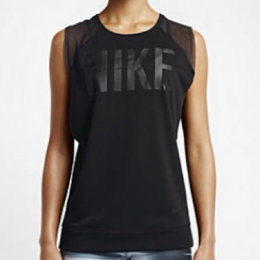 NIKE Sleeveless Graphic Fleece Women's Training Sweatshirt